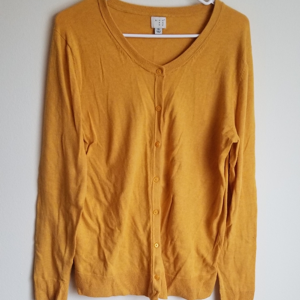 A New Day Yellow Cardigan